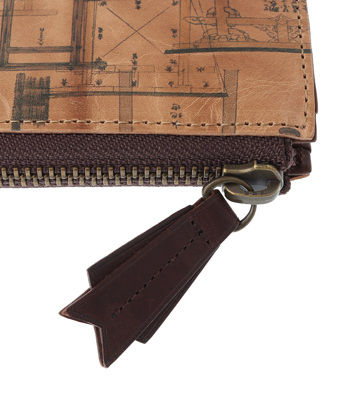 魔除け　鳥居長財布 詳細画像 ヌメ 6