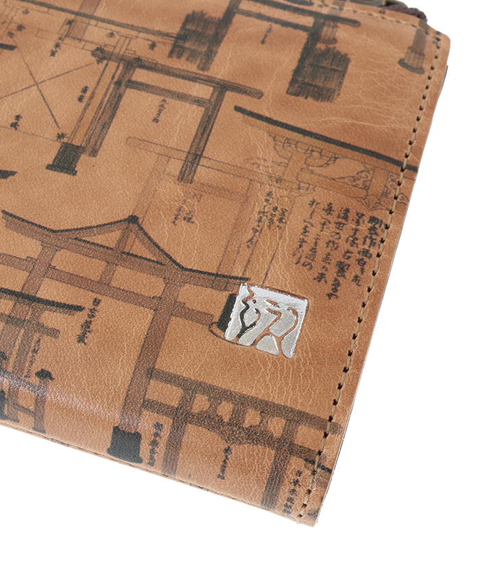 魔除け　鳥居長財布 詳細画像 ヌメ 7