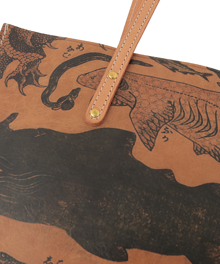 葛飾 北斎 ミニトートバッグ 詳細画像 北斎漫画　怪魚 7