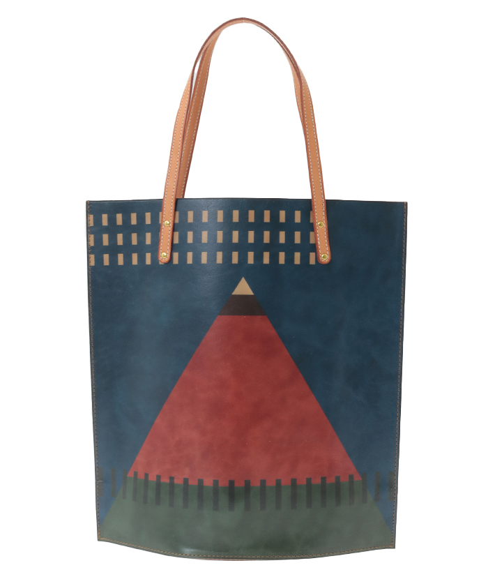 葛飾 北斎 ミニトートバッグ 詳細画像 赤富士イラスト 2