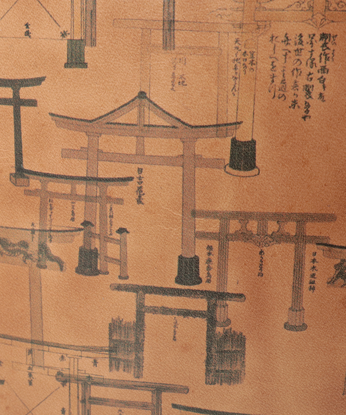 葛飾 北斎 ミニトートバッグ 詳細画像 北斎漫画　鳥居A 8